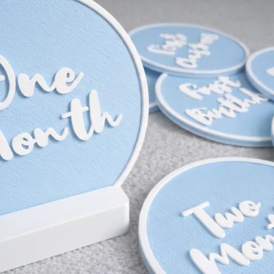Thẻ Đánh Dấu Cột Mốc Cho Bé (Baby Milestone Markers)