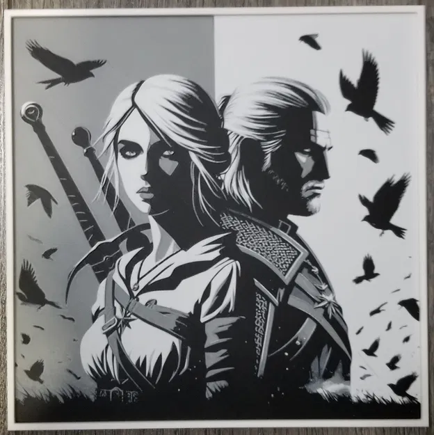 The Witcher và Ciri (Hueforge) - Image 1