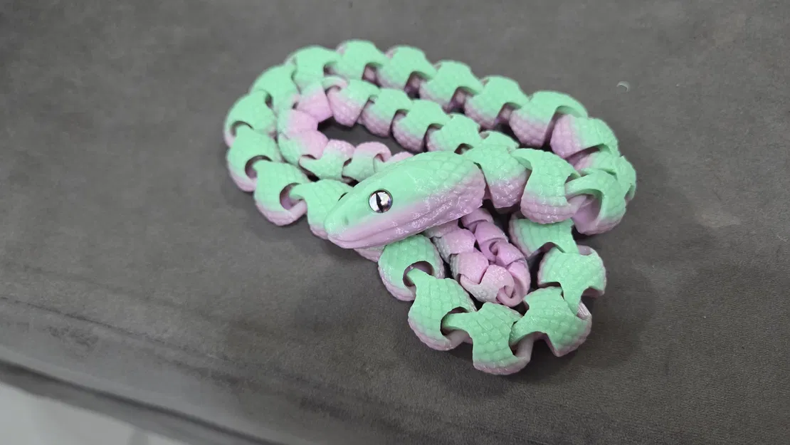 Rắn khớp nối có vảy – tương thích mắt kính 6mm + 8mm - Image 2