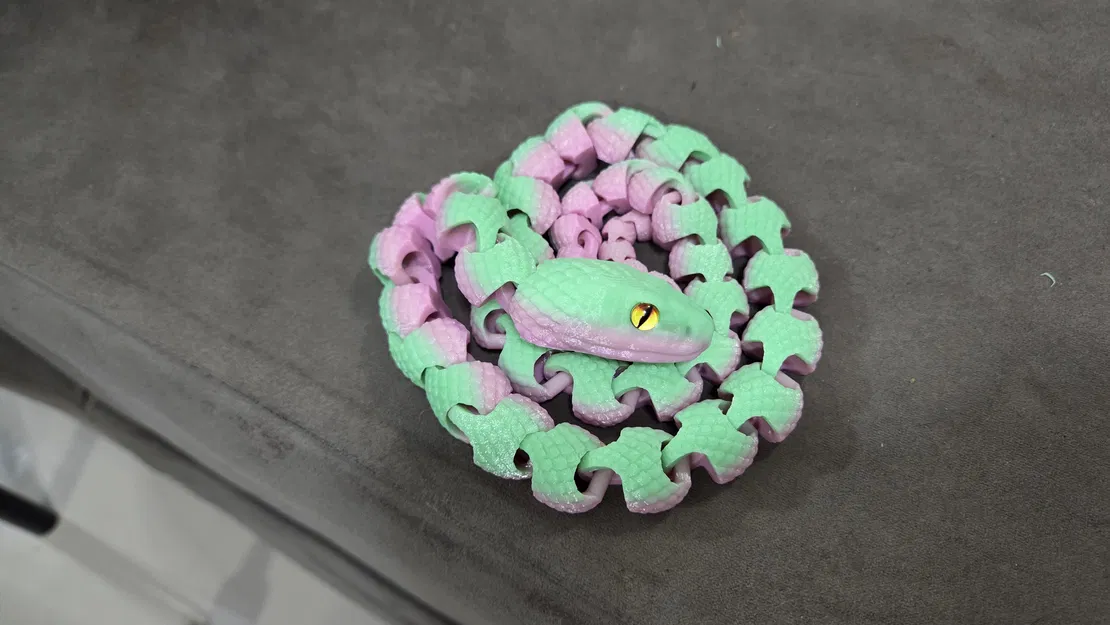 Rắn khớp nối có vảy – tương thích mắt kính 6mm + 8mm - Image 3