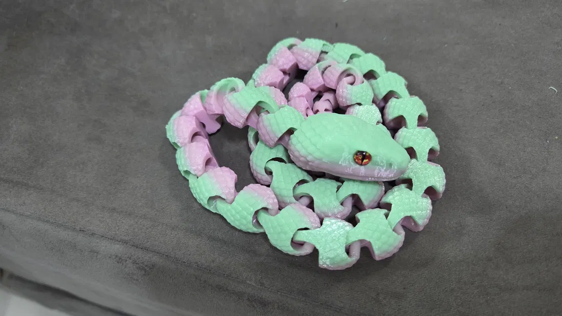 Rắn khớp nối có vảy – tương thích mắt kính 6mm + 8mm - Image 4