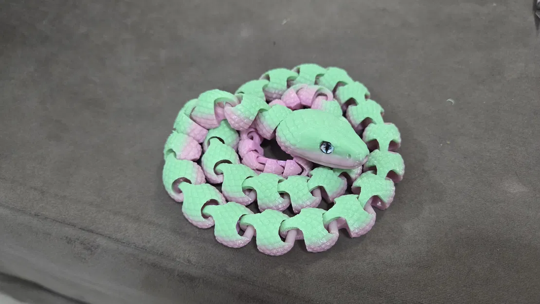 Rắn khớp nối có vảy – tương thích mắt kính 6mm + 8mm - Image 6