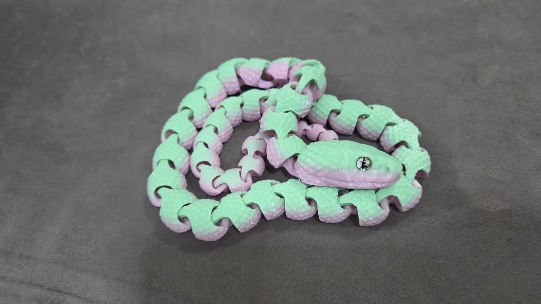 Rắn khớp nối có vảy – tương thích mắt kính 6mm + 8mm - Image 9