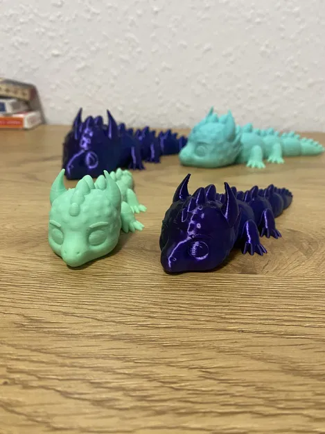 Rồng Toon (Flexi/Articulated) Dễ In - Image 1