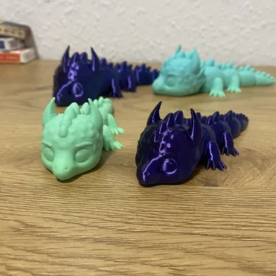 Rồng Toon (Flexi/Articulated) Dễ In