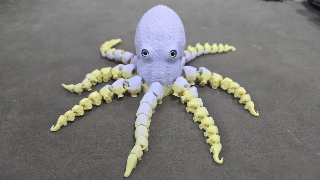 Bạch tuộc khớp nối siêu chi tiết - tương thích mắt kính 6mm + 8mm - Image 1