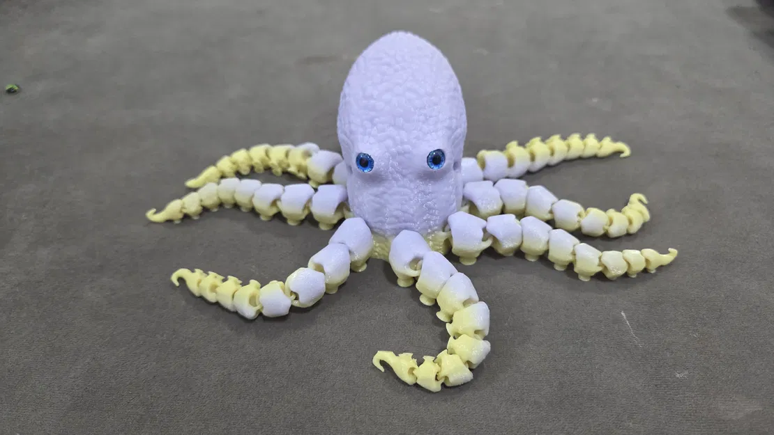 Bạch tuộc khớp nối siêu chi tiết - tương thích mắt kính 6mm + 8mm - Image 5