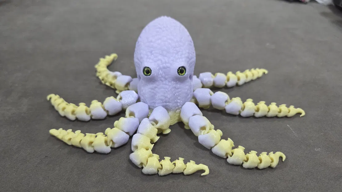 Bạch tuộc khớp nối siêu chi tiết - tương thích mắt kính 6mm + 8mm - Image 6