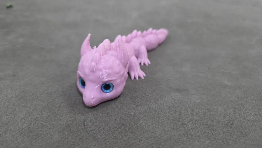 Móc khóa Rồng Toon – Tương thích mắt thủy tinh 6mm - Image 2