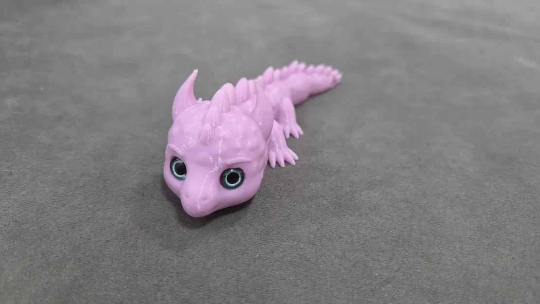 Móc khóa Rồng Toon – Tương thích mắt thủy tinh 6mm - Image 5