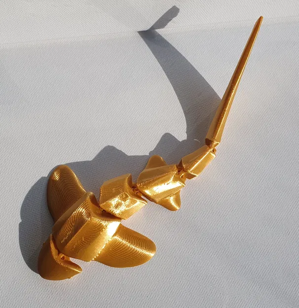 Cá mập Zebra articulated (print-in-place) - Image 1