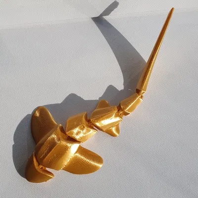 Cá mập Zebra articulated (print-in-place)