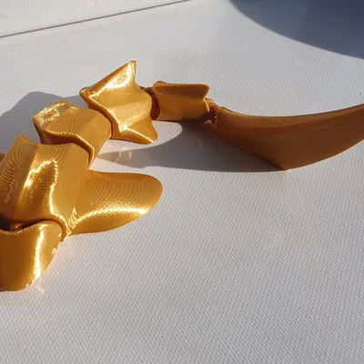 Cá mập Zebra articulated (print-in-place)