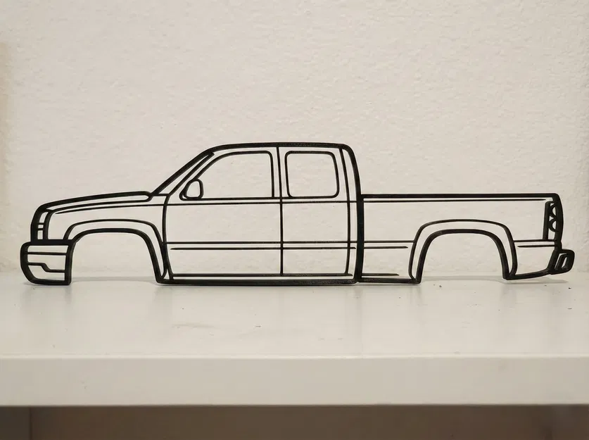 Tranh treo tường Chevrolet Silverado GMT800 Cateye - Image 1