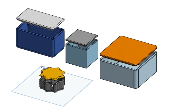 Containers (Bộ 4 hộp đựng kèm nắp) - Image 6