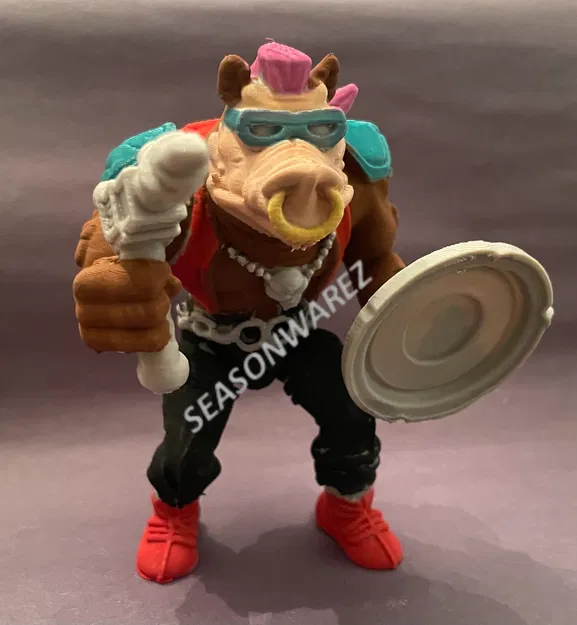 Bebop - Heo Punk Rock (Đồ chơi TMNT) – Bản replica 1988 - Image 1