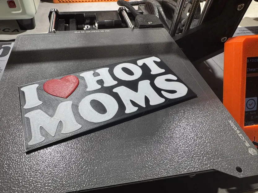 Bảng “I Heart Hot Moms / Dads” in 3D - Image 3
