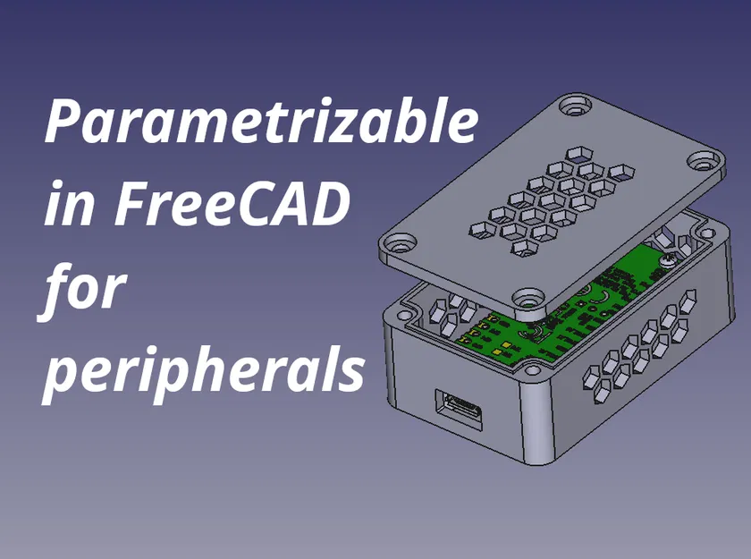 Vỏ case Raspberry Pi Pico dạng parametric (hỗ trợ mở rộng) - Image 1