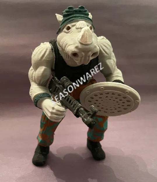 Rocksteady - Lính Tê Giác (Đồ chơi TMNT) | Mẫu in 3D - Image 1