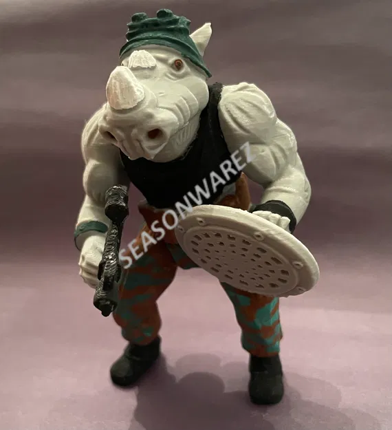 Rocksteady - Lính Tê Giác (Đồ chơi TMNT) | Mẫu in 3D - Image 2