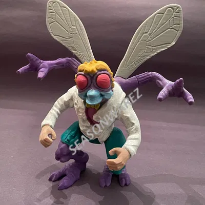 Baxter Stockman – Con Ruồi Đột Biến (Đồ chơi TMNT) | Model 3D