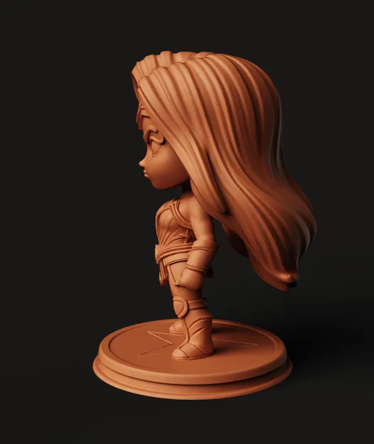 Mô hình Wonder Woman Chibi | Tượng Nữ Chiến Binh Amazon | Fan Art DC Comics - Image 3