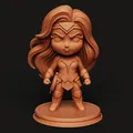 Mô hình Wonder Woman Chibi | Tượng Nữ Chiến Binh Amazon | Fan Art DC Comics - Thumbnail 6