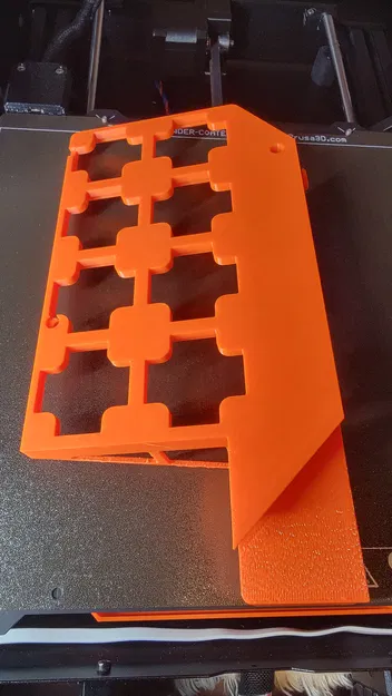 Prusa MK4 Gridfinity Base cho Prusa Enclosure (chừa chỗ vít & dây display) - Image 6