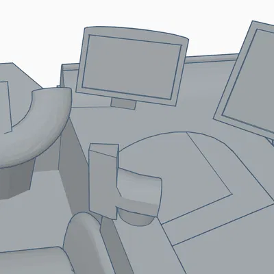 Pistenbully Innenausbau (Nội thất) tỉ lệ 1:14