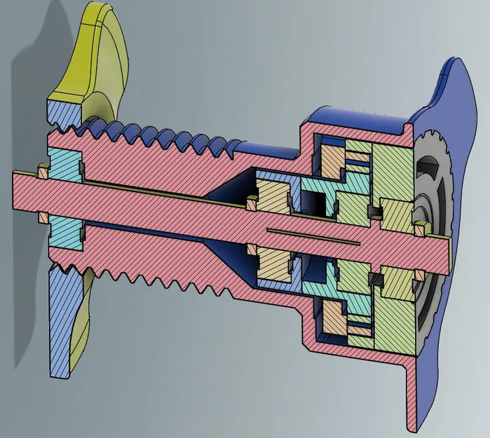 Stronger Compact Spool Auto-Rewinder (Bộ cuốn lại cuộn filament gọn, bền hơn) - Image 2