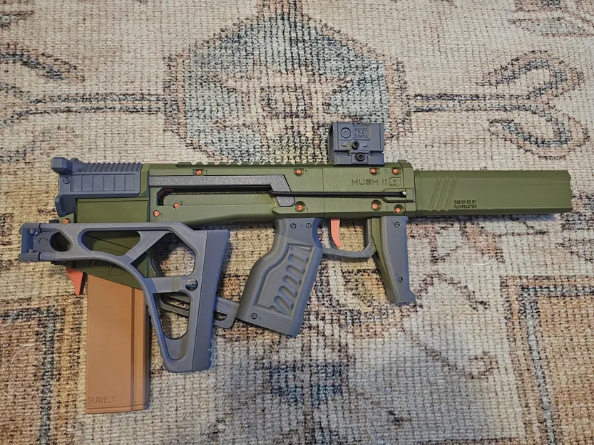 Adapter Picatinny và báng gập cho HUSH II - Image 6