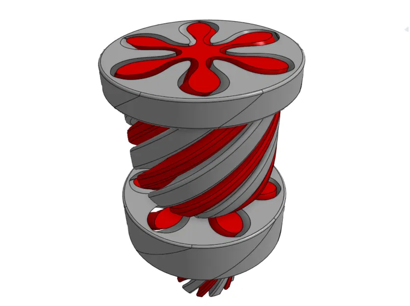 Spiral Fidget Rổ Disc Golf (Disc Golf Basket Spiral Fidget) - Image 1