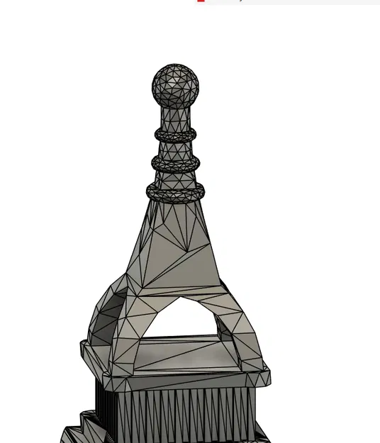 Xếp chồng Tháp Eiffel kèm Podest để stack tốt hơn (Print-in-place) - Image 3