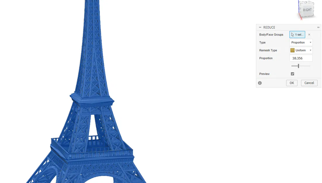 Xếp chồng Tháp Eiffel kèm Podest để stack tốt hơn (Print-in-place) - Image 5