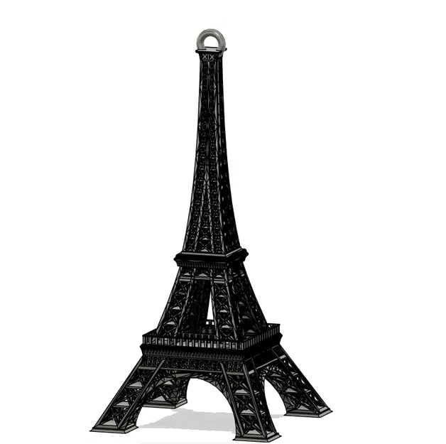 Móc khóa Tháp Eiffel (chi tiết cao) - Image 2