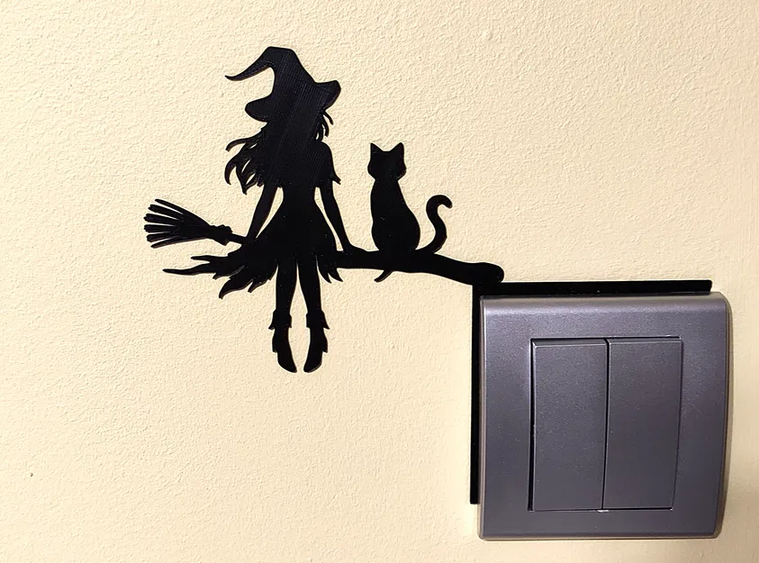 Halloween Light Switch Decoration 11 – Trang trí công tắc đèn Halloween - Image 1