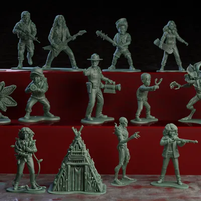 Stranger Things - Bộ Little Green Army Set: Toys