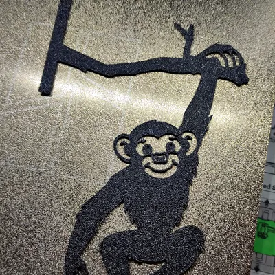 Khung Công Tắc Đèn - Khỉ (Light Switch Frame - Monkey)