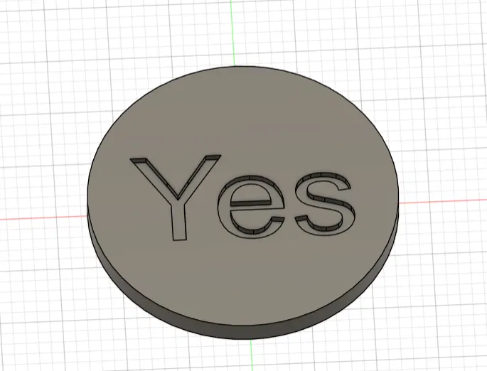 Đồng xu tung “Yes/No” (Flip coin Yes and No) - Image 1