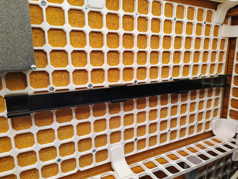 openGrid Magnetic Tool Rack Mount (Giá đỡ thanh nam châm treo dụng cụ cho openGrid) - Image 3