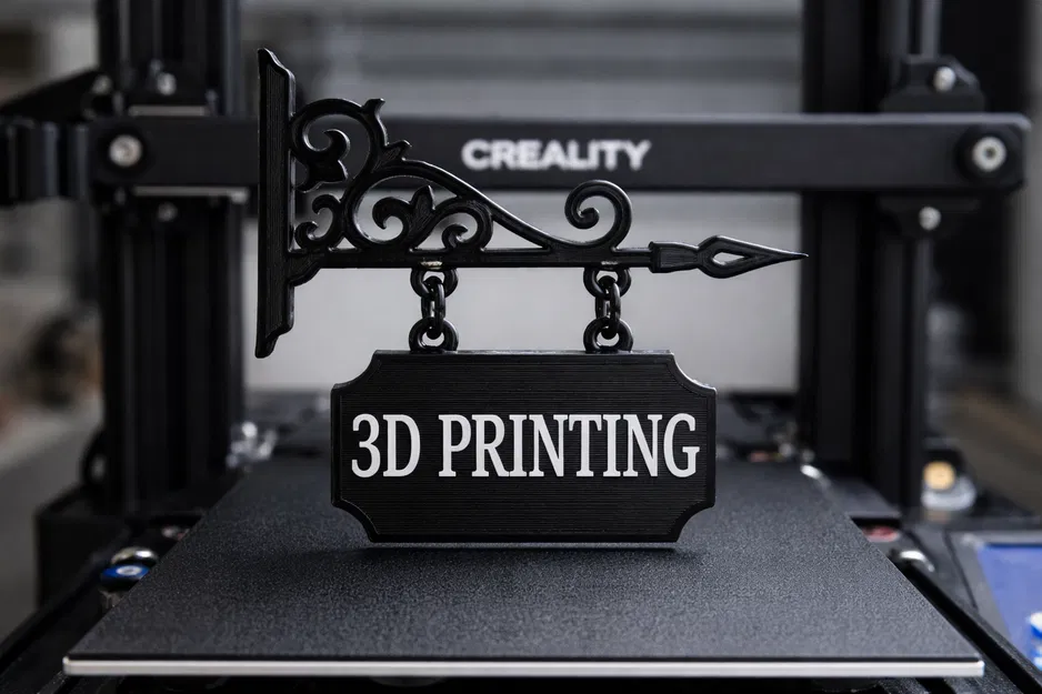 Bảng 3D Printing Phong Cách Hội Phường Cổ Điển - Image 1