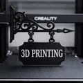 Bảng 3D Printing Phong Cách Hội Phường Cổ Điển - Thumbnail 1