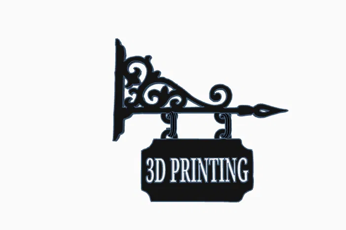 Bảng 3D Printing Phong Cách Hội Phường Cổ Điển - Image 2
