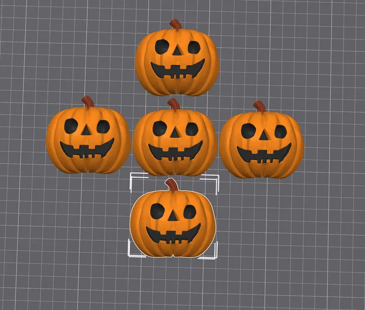 Bí ngô Halloween nam châm (Halloween pumpkin magnetic) - Image 2