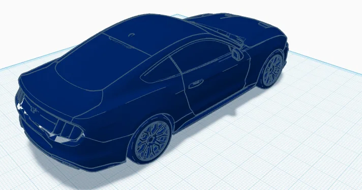 Mô hình 3D 2018 Ford Mustang GT - Image 1