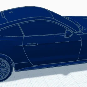 Mô hình 3D 2018 Ford Mustang GT