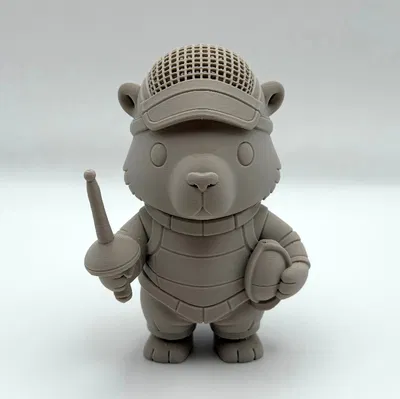 Fencing Capybara – Chuột lang nước đấu kiếm