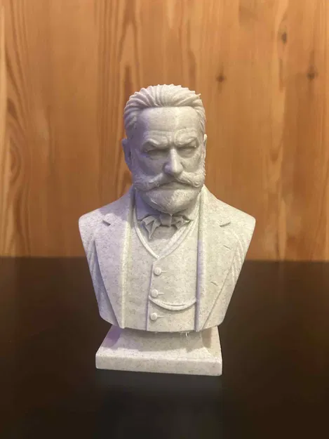 Victor-Marie Hugo – Bust (Tượng bán thân) - Image 2