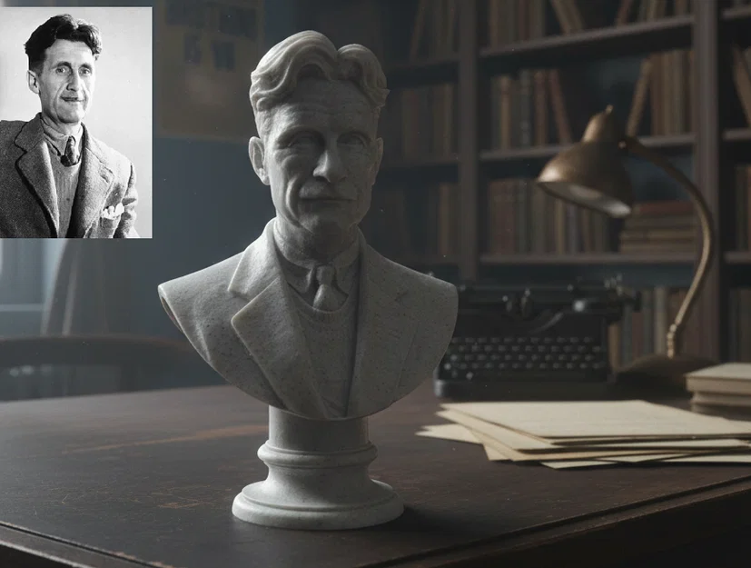 George Orwell (Eric Arthur Blair) – Tượng bán thân - Image 1