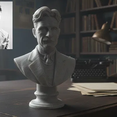 George Orwell (Eric Arthur Blair) – Tượng bán thân